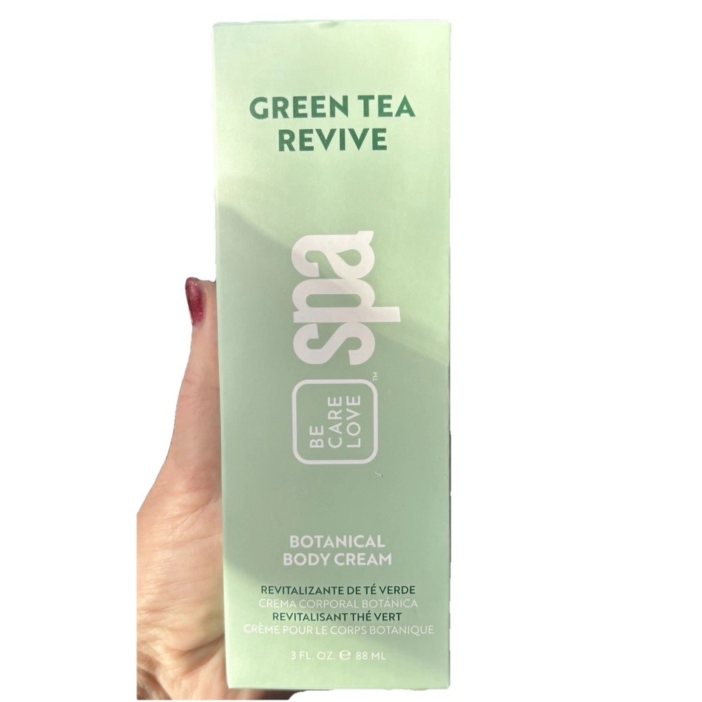Be Care Love Spa Botanical Body Cream Green Tea Revive 3 Fl Oz Aloe VeraCeramide
